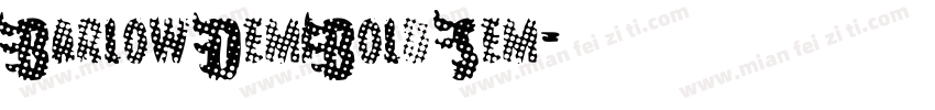 Barlow DemiBold Sem字体转换